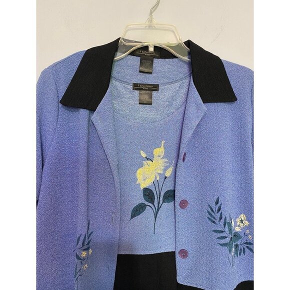 T & Company Petites Women's Size 8P Sleeveless Maxi Dress with Short Jacket 2pc - Picture 5 of 13